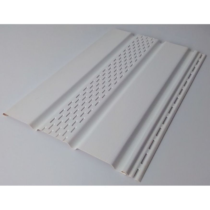 Софит Тройной с частичной перфорацией Tecos Белый купить в Сочи