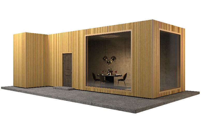 Фасадная панель GRINDERDECO, ДПК, двухсторонняя, текстура Песчаник. купить в Сочи