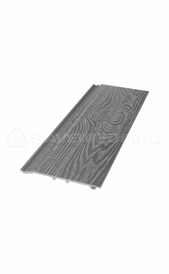 Сайдинг из ДПК SaveWood, SW Cedrus (T), Пепельный купить в Сочи