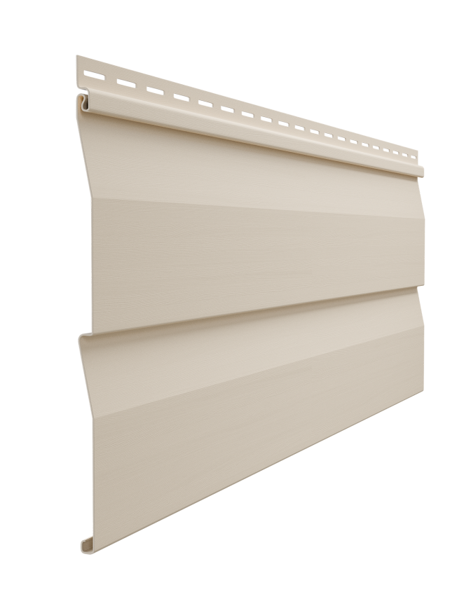 Виниловый сайдинг Docke, Корабельный брус D4.5D STANDARD, Сливки купить в Сочи