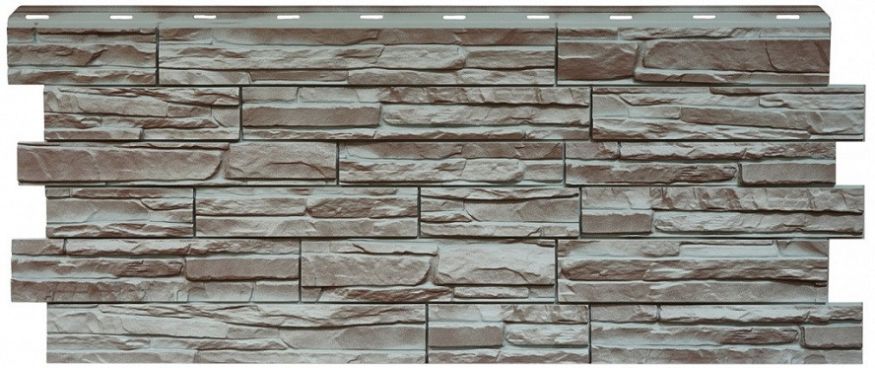 Фасадная панель Nordside, Сланец, Цвет Серый купить в Сочи