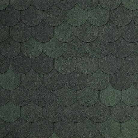 Гибкая черепица Tegola ASSISI verde 473 купить в Сочи