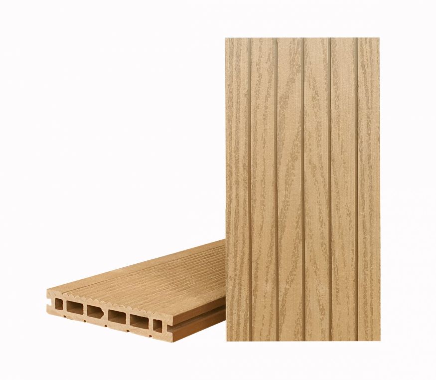 Террасная доска ДПК Terrapol Классик (Пустотелая с пазом) Кантри, Дуб Севилья купить в Сочи