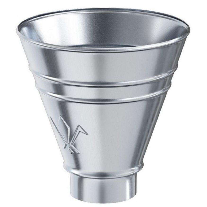 Водосборная воронка круглая Aquasystem, оцинкованная 125/90 купить в Сочи