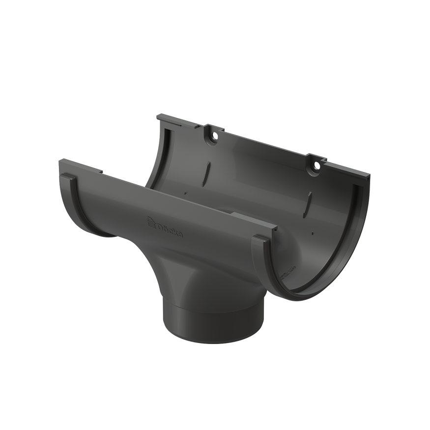 Водосточная воронка Docke Standard, цвет серый купить в Сочи
