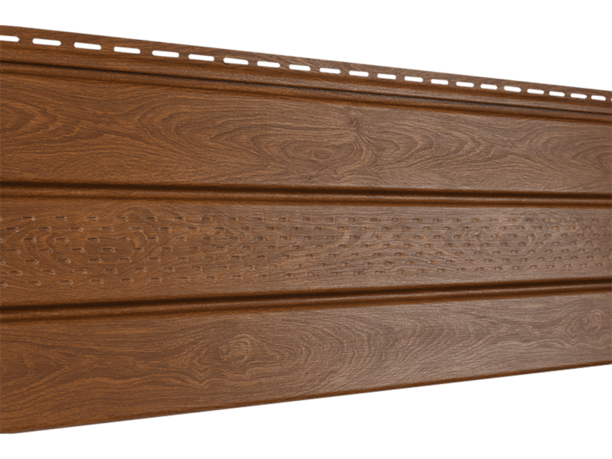 Софит PRO под дерево, Ю-пласт, Золотой дуб (с частичной перфорацией) купить в Сочи