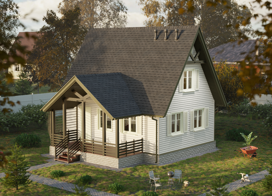 Ламинированная черепица Docke, DRAGON EUROPA, СЕРЫЙ купить в Сочи