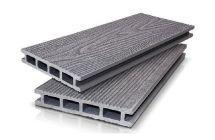 Террасная доска 3D GardenParkett мелкий вельвет цвет серый