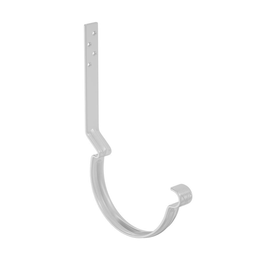 Крюк длинный усиленный модернизированный с комплектом крепления Aquasystem, PU MATT, RAL 9003 Белый 150/100 купить в Сочи