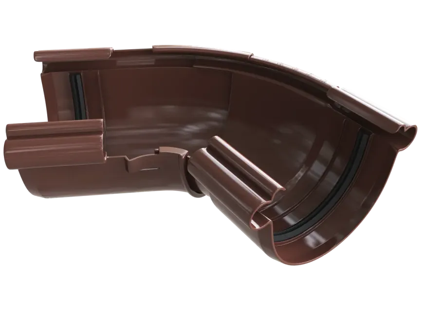 Угол желоба 120-145°, Альта-профиль, Элит Коричневый купить в Сочи