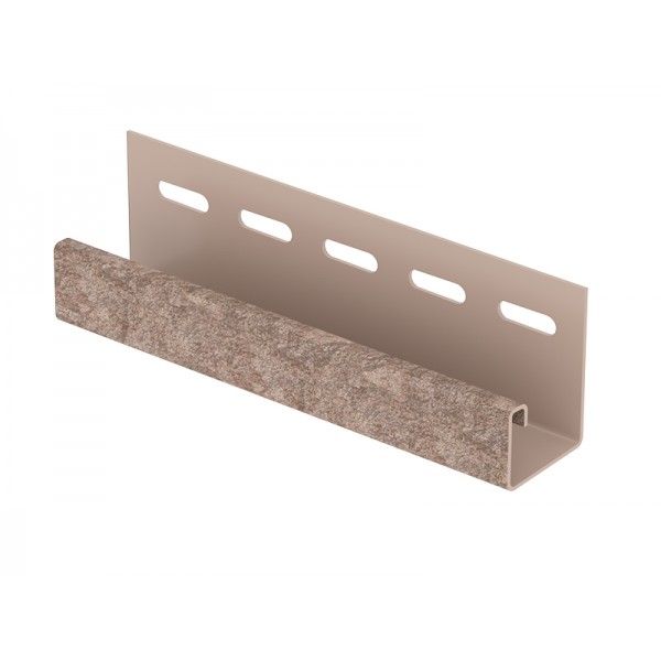 J-планка Ю-Пласт Стоун Хаус Сланец, Бурый купить в Сочи