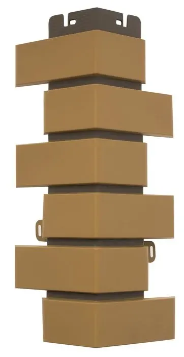 Наружный угол Альта-Профиль, Клинкерный кирпич, Желтый купить в Сочи