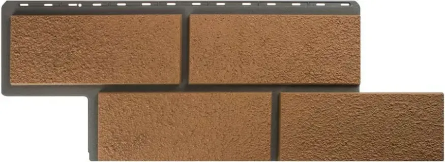 Фасадная панель Альта-Профиль Неаполитанский камень Персиковый купить в Сочи