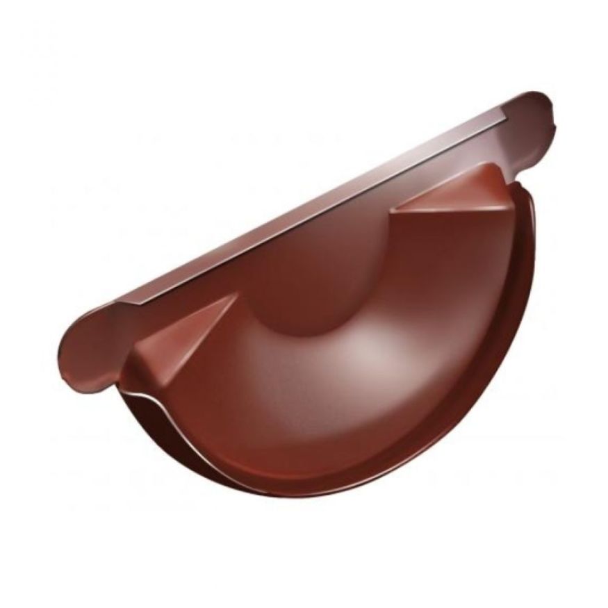 Заглушка для желоба Grand Line, цвет Кирпичный (RAL 8004) купить в Сочи