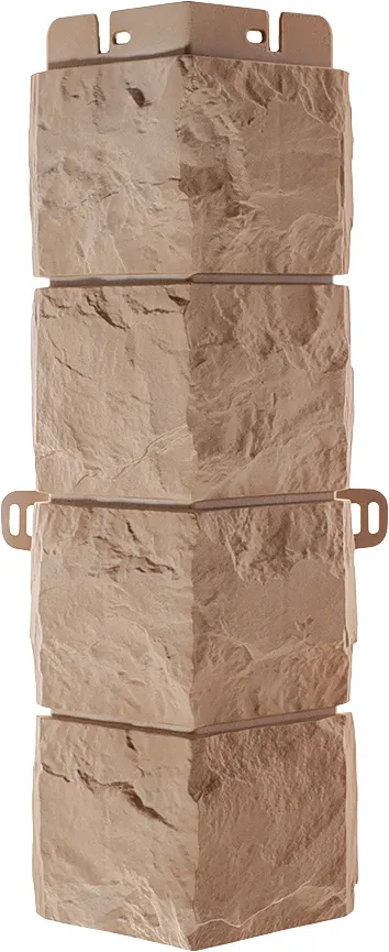 Угол наружный Альта-Профиль, Фагот ЭКО, Бежевый купить в Сочи