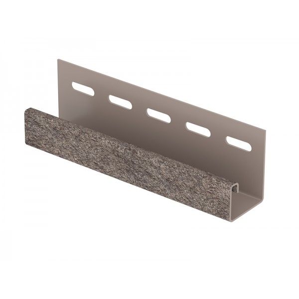 J-планка Ю-Пласт Стоун Хаус Сланец, Бежевый купить в Сочи