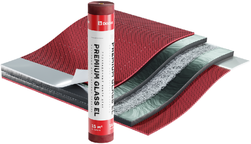 Подкладочный ковер Docke Premium Glass EL, 15 м купить в Сочи