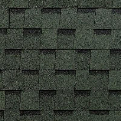 Двухслойная ламинированная черепица Shinglas, Фазенда, Цвет: Зелёный купить в Сочи