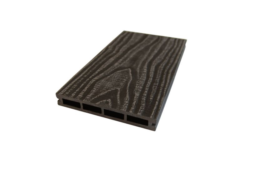 Террасная доска пустотелая ДПК NanoWood Nature 3D (20мм) Венге купить в Сочи