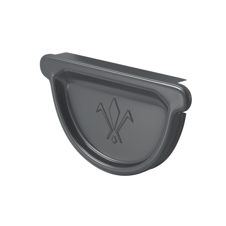 Заглушка универсальная с резиновым уплотнителем Aquasystem, RAL 7024 Тёмно-серый 125/90 купить в Сочи