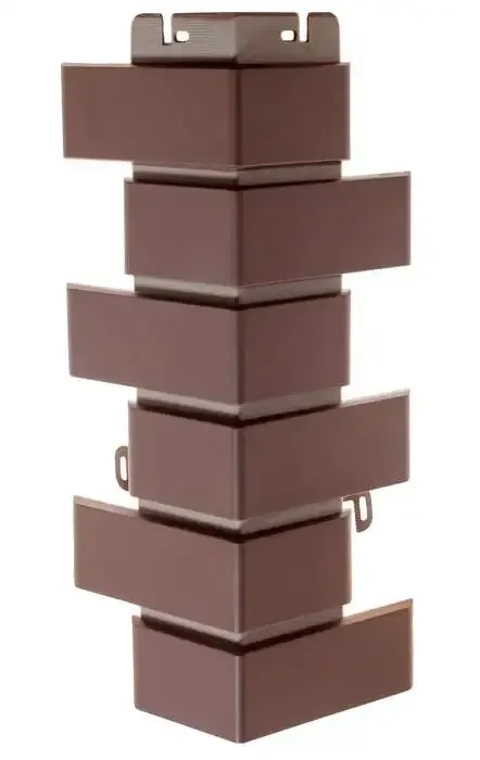 Наружный угол Альта-Профиль, Клинкерный кирпич, Коричневый купить в Сочи