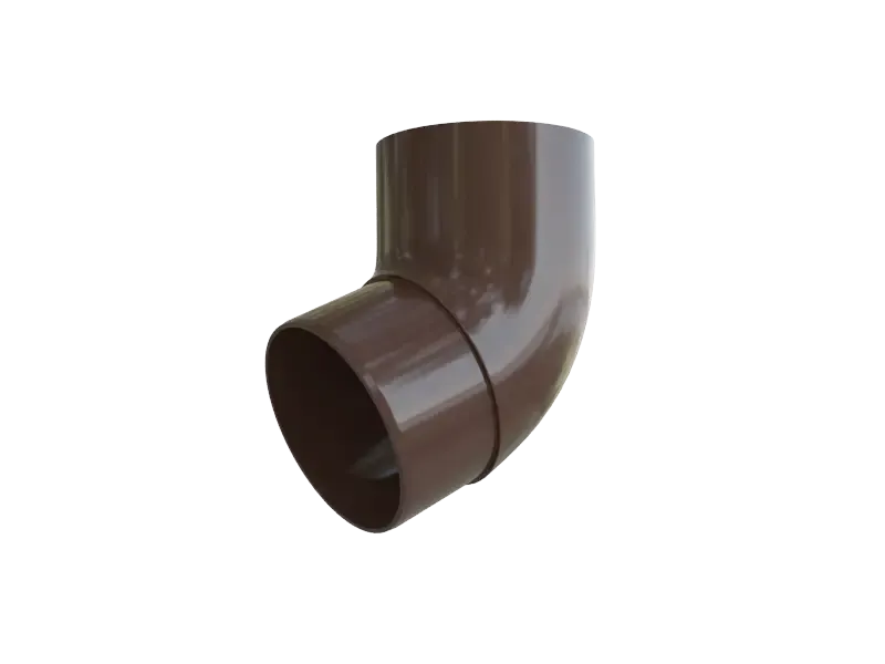 Колено трубы 67°, Альта-Профиль, Элит Коричневый купить в Сочи