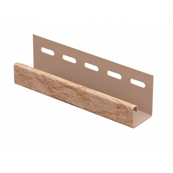 J-планка Ю-Пласт, Стоун Хаус Камень, Золотистый купить в Сочи