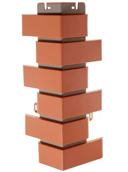 Наружный угол Альта-Профиль, Клинкерный кирпич, Красный купить в Сочи