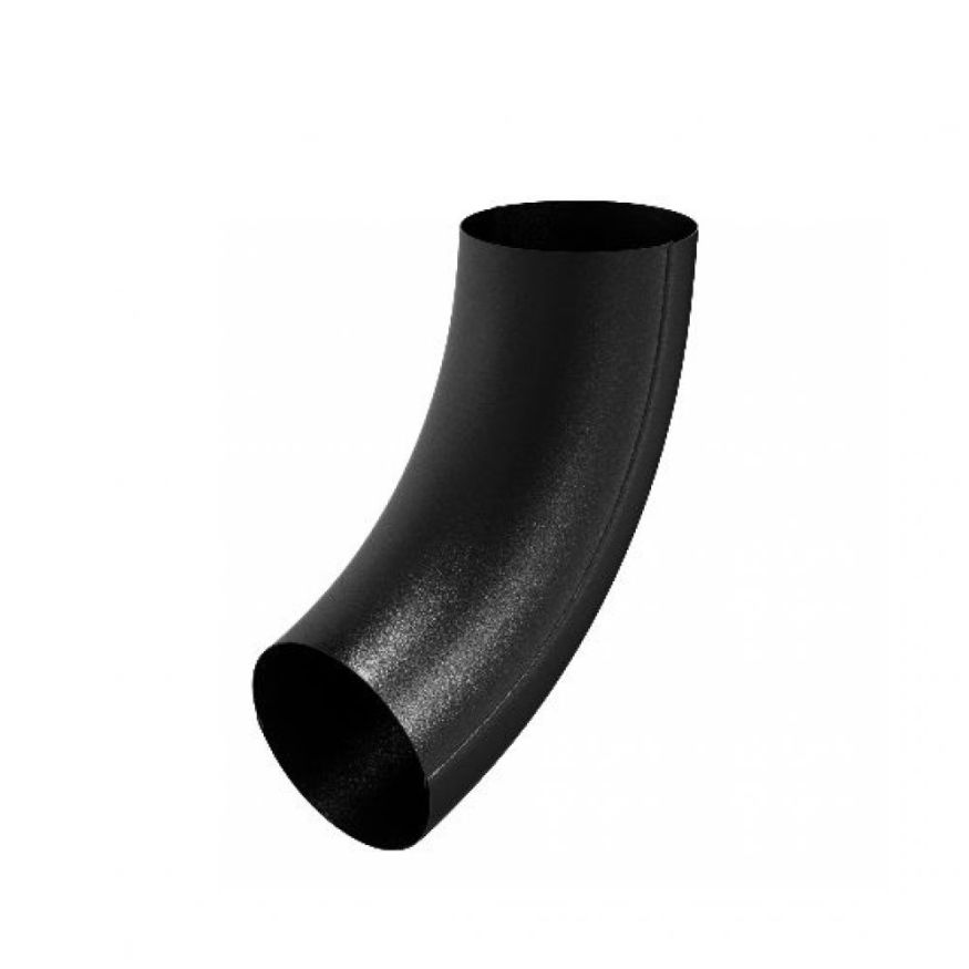 Колено трубопровода Aquasystem, RAL 9005 Черный, 125/90 купить в Сочи