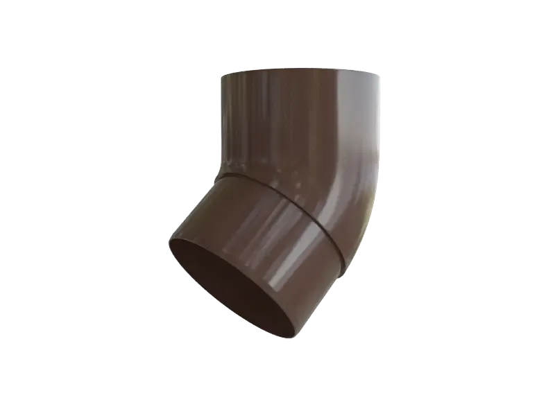 Колено трубы 45°, Альта-Профиль, Элит Коричневый купить в Сочи