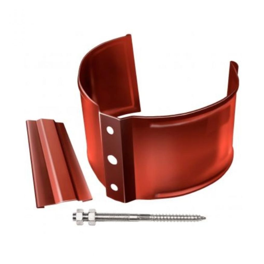 Кронштейн для трубы на кирпич, Grand Line, цвет Кирпичный (RAL 8004) купить в Сочи