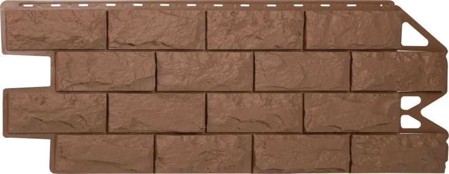 Фасадная панель Альта-Профиль, Фагот ЭКО, Терракотовый купить в Сочи