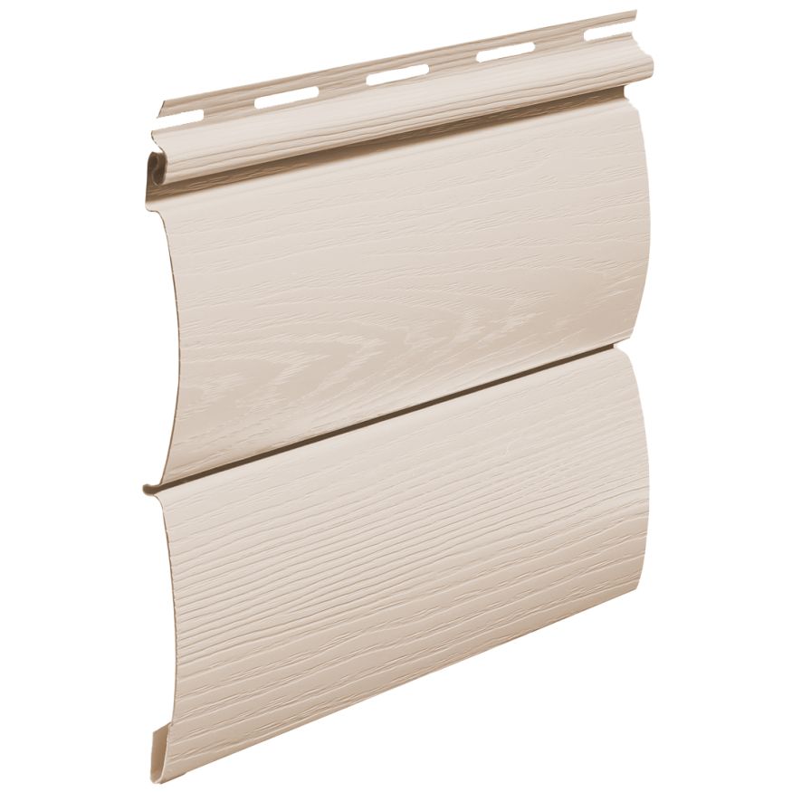 Виниловый сайдинг Fineber, BLOCKHOUSE, Цвет слоновой кости. купить в Сочи