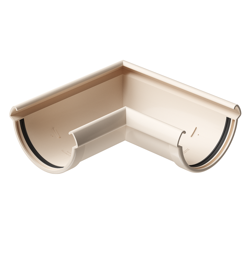 Угол желоба 90˚ Docke Lux, Латте купить в Сочи