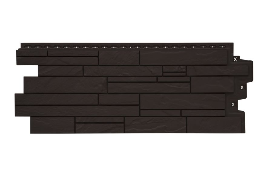 Фасадная панель Grand Line Скала Classic, Шоколадный купить в Сочи