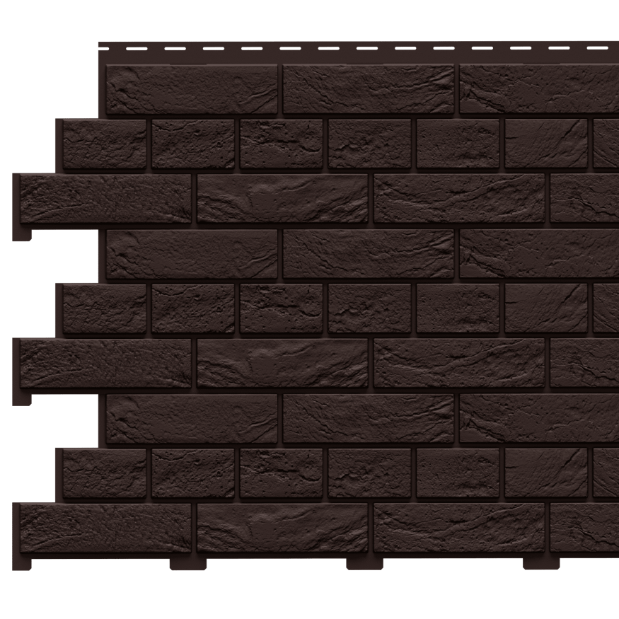 Фасадная панель Доломит, Кирпич Славянка, Цвет Корица купить в Сочи