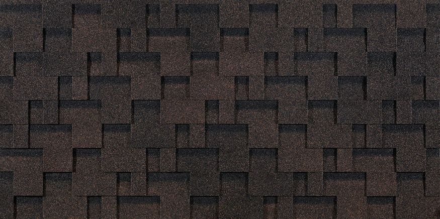 Гибкая черепица EURASIA Docke, Лабиринт, Коричневый купить в Сочи