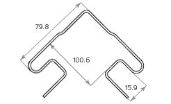 Наружный угол Tecos Ardennes Арабика Акриловый купить в Сочи