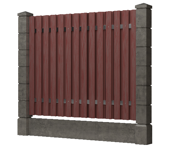 Заборная доска GRINDERDECO, ДПК, текстура &amp;quot;дуб&amp;quot; Мербау. купить в Сочи