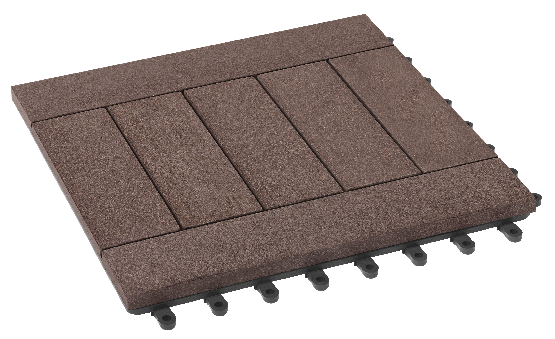 Модульный паркет ДПК GRINDERDECO Комфорт 5 Цвет Шоколад купить в Сочи