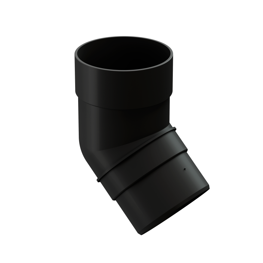Колено 72˚ для водосточной трубы Docke Premium, Карбон купить в Сочи