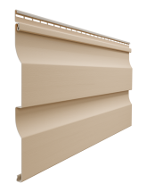 Виниловый сайдинг Docke, Корабельный брус D4.5D, Крем-брюле