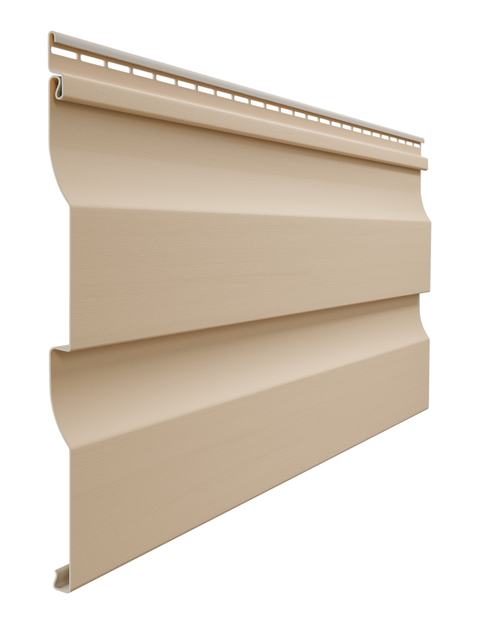 Виниловый сайдинг Docke, Корабельный брус D4.5D, Крем-брюле купить в Сочи