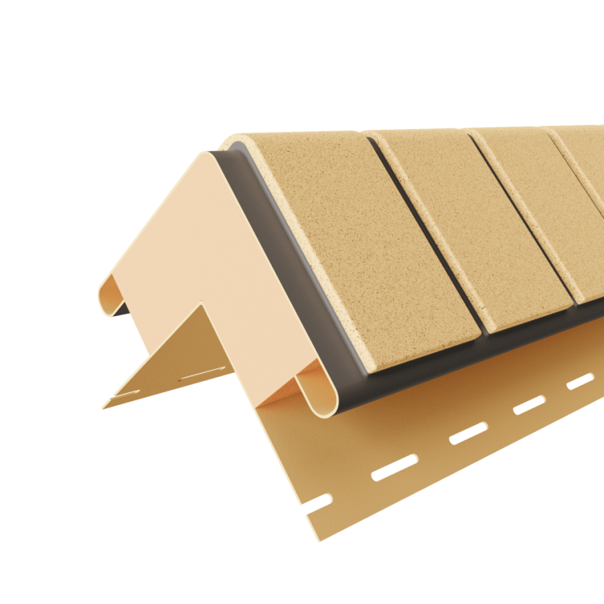 Термоугол Доломит «Кирпич» 20мм, Желтый купить в Сочи