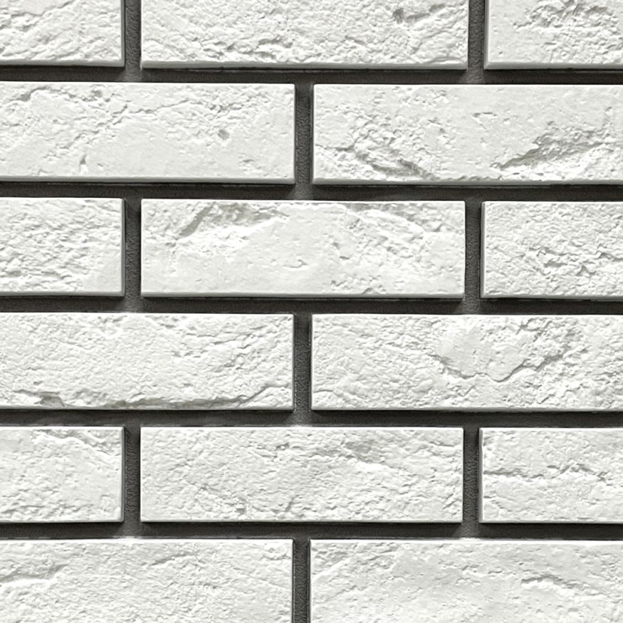 Фасадная панель FineBer, Баварский кирпич, Белый цвет. купить в Сочи