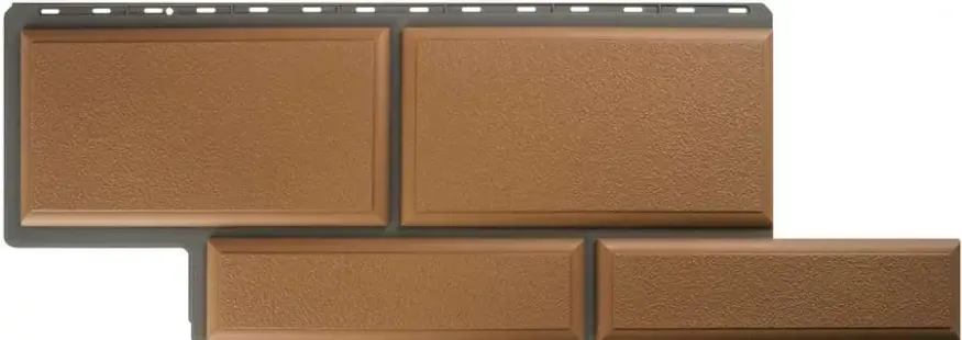 Фасадная панель Альта-Профиль Флорентийский камень Персиковый купить в Сочи