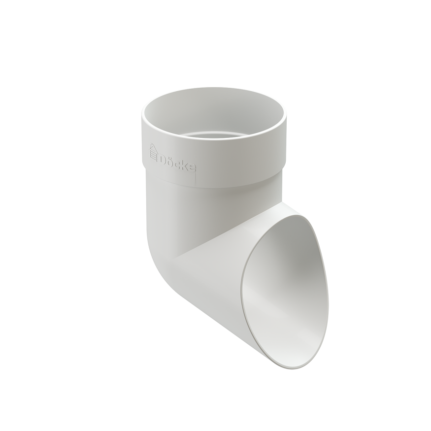 Наконечник для водосточной трубы Docke Standard, цвет белый. купить в Сочи
