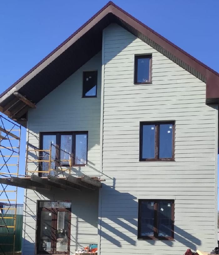 Фиброцементный сайдинг 190x3000x8мм Белый минерал RAL 9003 купить в Сочи