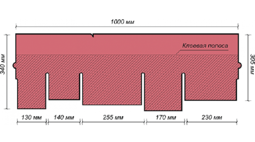 Гибкая черепица KATEPAL AMBIENT в дизайне арабского дерева купить в Сочи