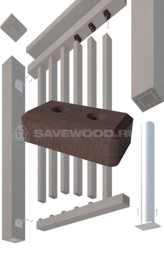 Крепление балясины Savewood купить в Сочи